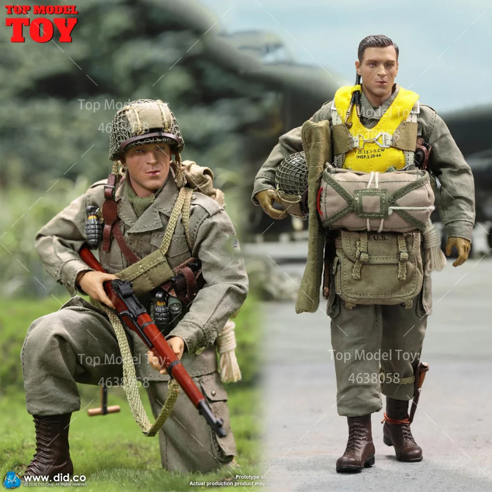 DID XA80039 1/12 Maßstab US 101st Airborne Division Captain Set Modell 6'' männliche Soldaten-Actionfigur Körperpuppen für Sammler