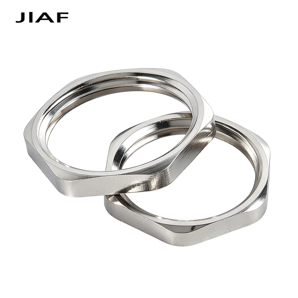 10Pcs Nickel Plated Brass Hexagon Thin Nut M5-M63 Pitch 1.5mm M12 M14 M16 M20 M22 M24 M25 M32 M40 Fastener Nut