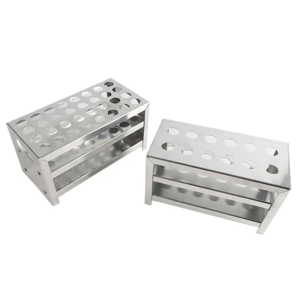 Aluminum Alloy Tube Holder Laboratory Stand Chemistry Research Apparatus 12 32 Hole Scientific Teaching Supplies Tray