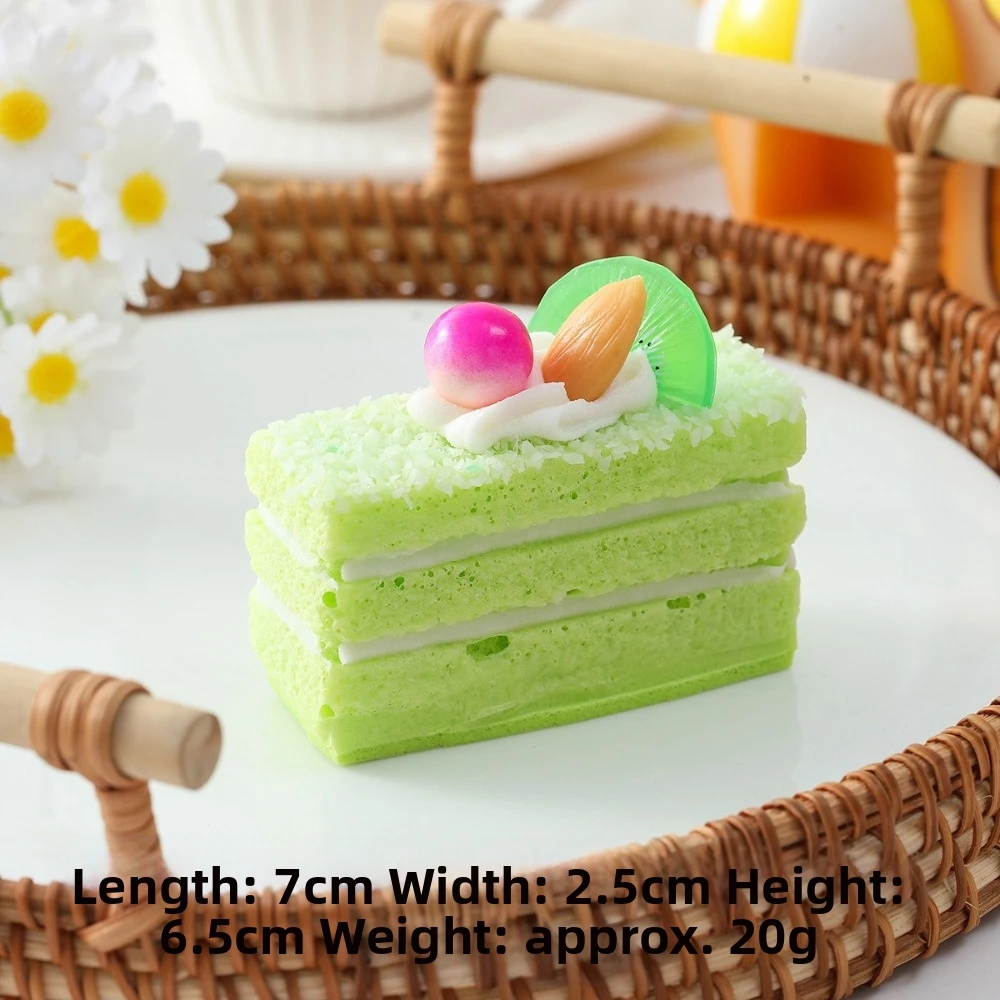 Neue Realistische Kuchen-Quetschspielzeuge aus PU mit Langsamer Rückfederung, Fidget-Spielzeug mit Realistischem Aussehen, Weiches Dessert-Knautschspielzeug zum Verschenken – Detail 2