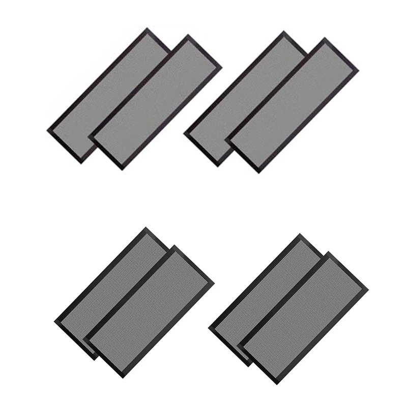 Boden entlüftung abdeckungen magnetische PVC-Entlüftung gitter abdeckung, 4er Pack schwarze Entlüftung ssieb abdeckung Boden entlüftung abdeckung