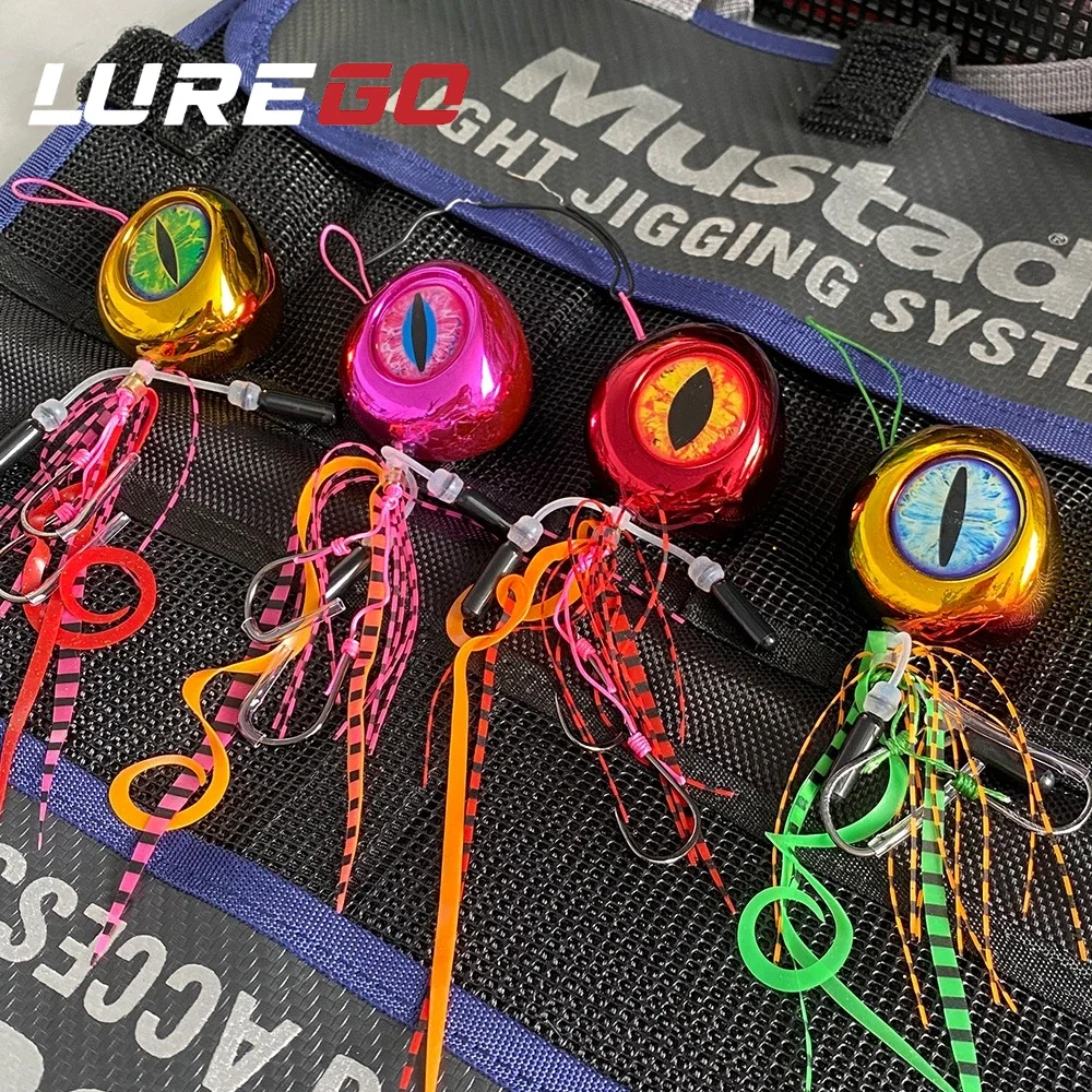 Kabura Slider Jig – Natürlicher Locken-Silikon-Streamer – Mehrere Gewichtsklassen 40g-200g – Verbesserte Aktion & Haltbarkeit für Salzwasser-Angeln – Detail 1