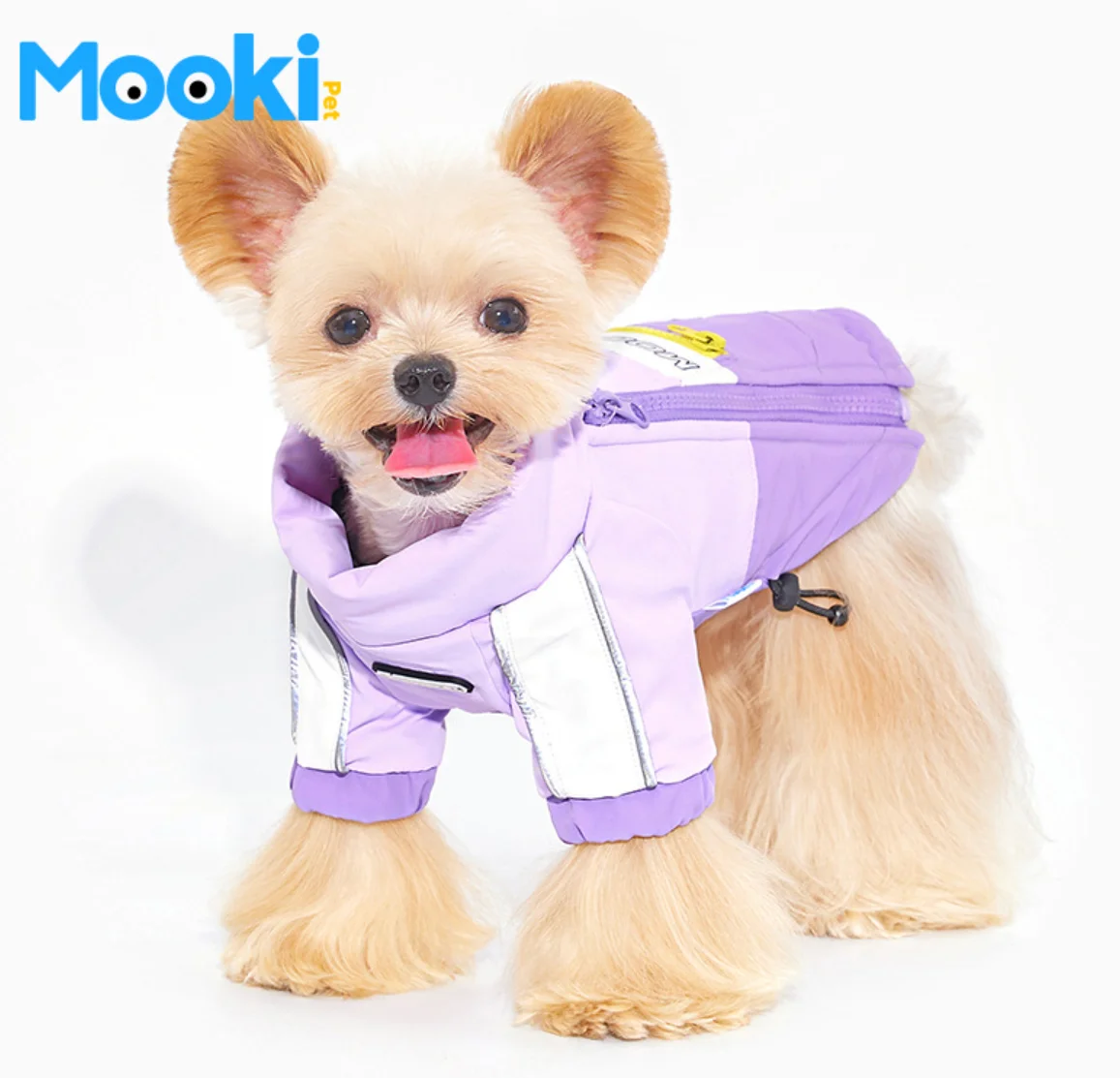 Abrigo monocromático cálido a prueba de viento para perros, ropa de diseñador de algodón para perros grandes, accesorios para cachorros, invierno