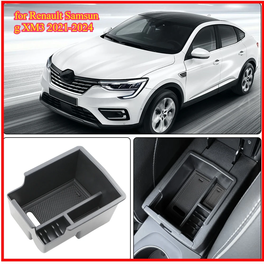 

Car Armrest Storage Box for Renault Samsung XM3 2021-2024 Automobile Center Console Organzier Interior Accessories