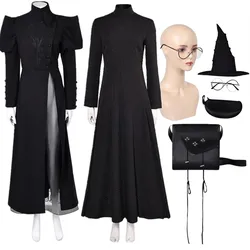 Wicked Fantasy Elphaba Cosplay Hat Eyeglasses Adult Women Magic Witch Cap Headwear Halloween Carnival Costume Accessories Prop