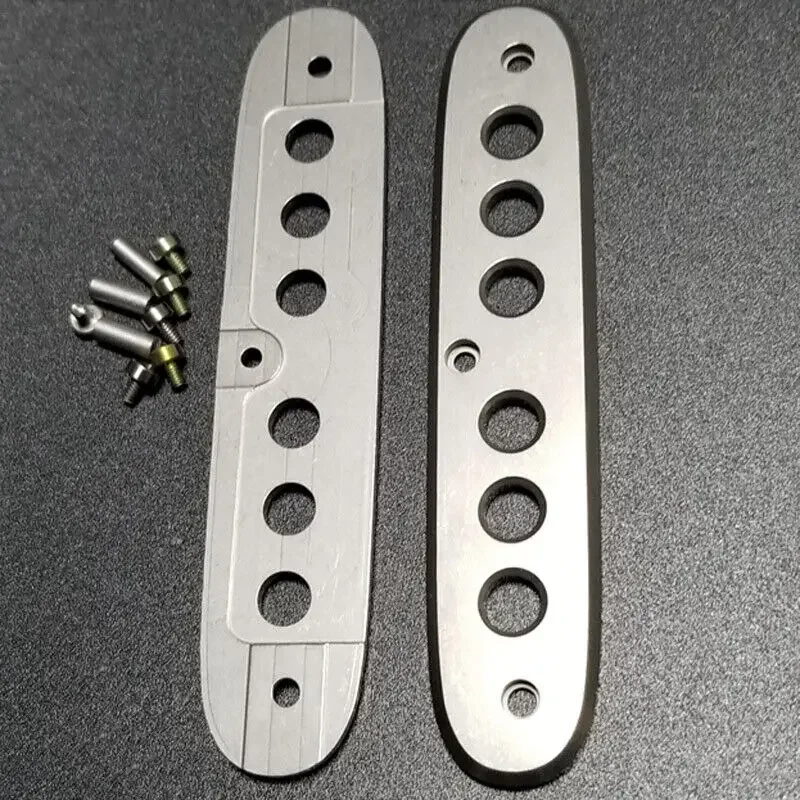 

New 1 Pair Custom Made TC4 Titanium Alloy Handle Scales With Screws for 93mm Swiss Army Knife