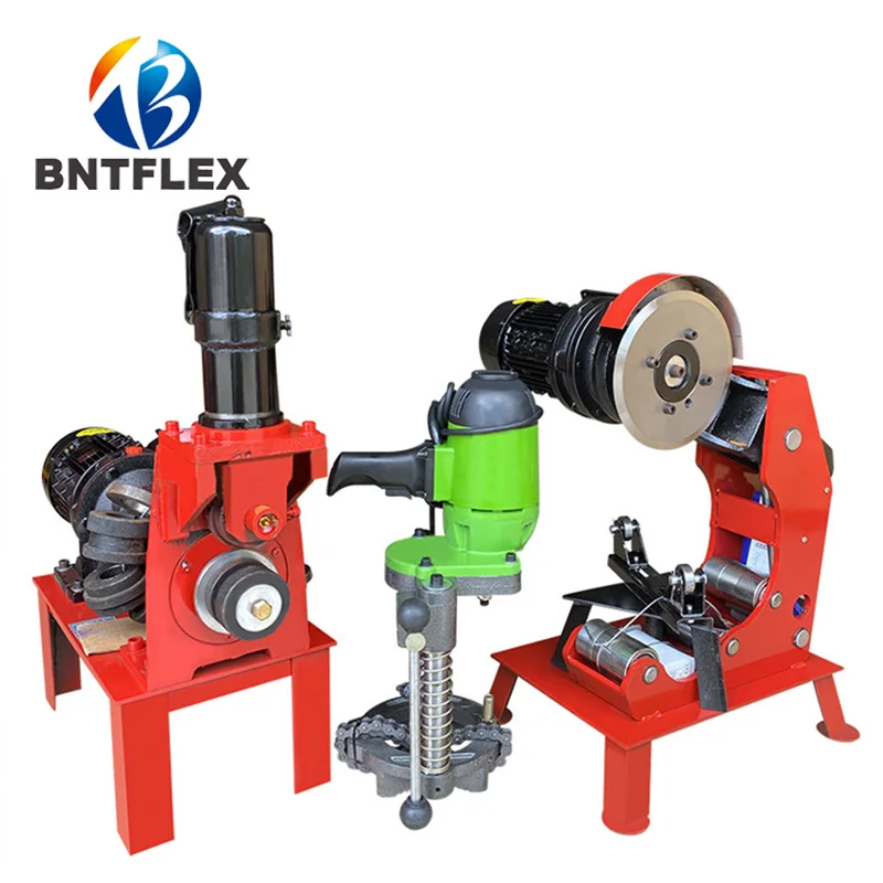 Pipe cutting machineElectricFire-fighting pipe cutter Automatic slotting and boring hydraulic rolling groove machine