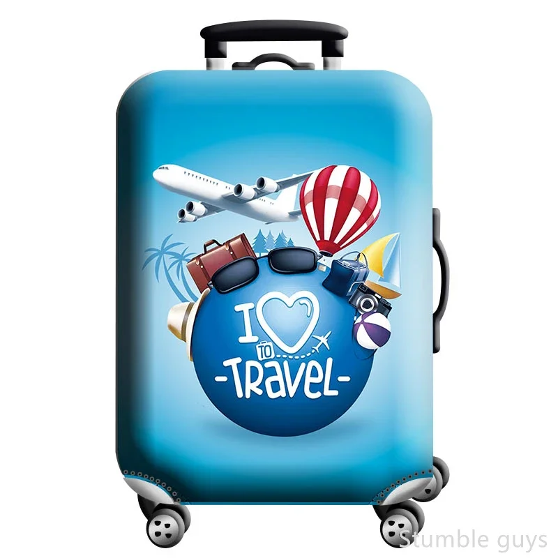 

Premium Washable Elastic Suitcase Cover Protective Dustproof Luggage Protector Sturdy Travel Accessory