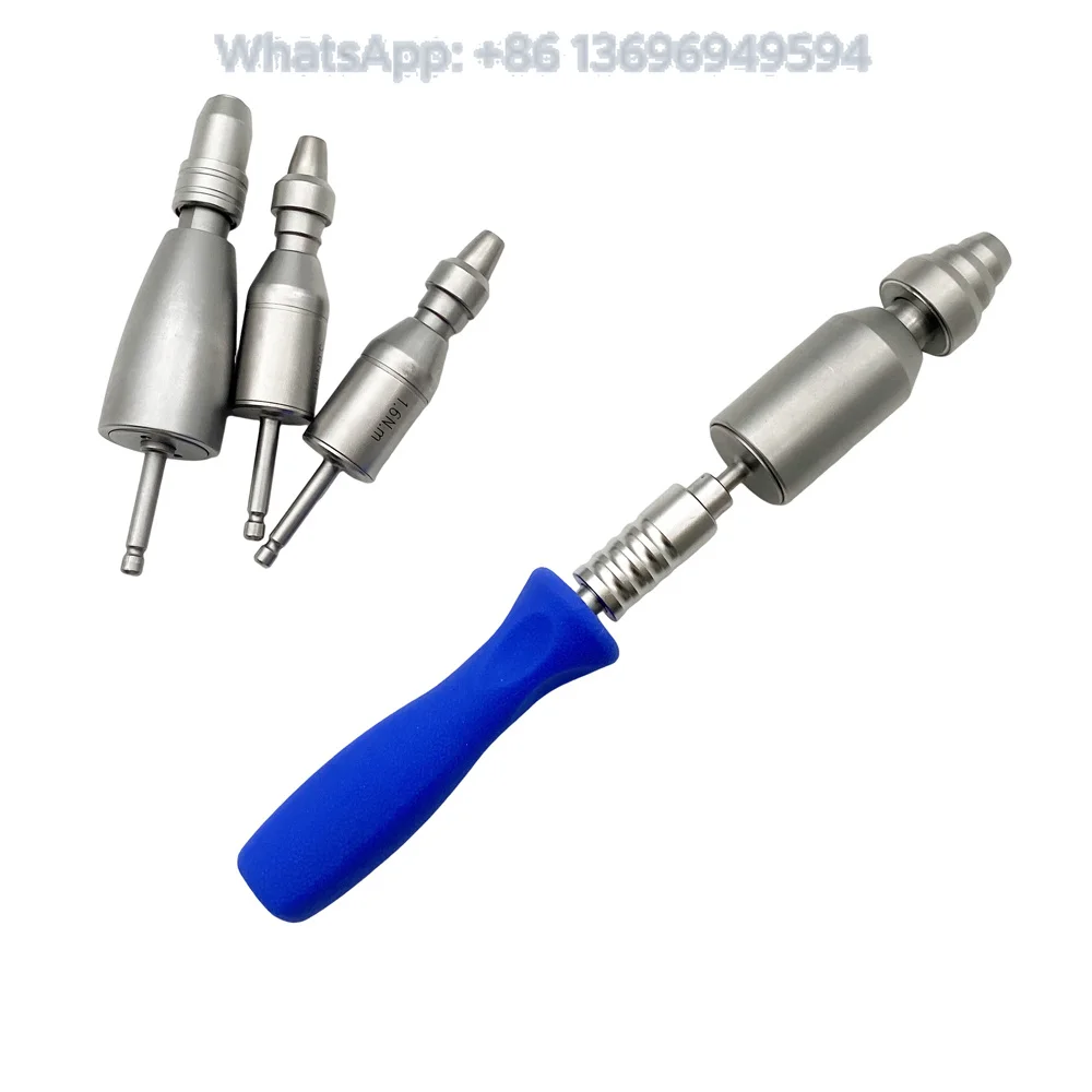 Steel Manual Torque Adapter with Torque Limiter Handle for Small Fragment Locking Instrument Set