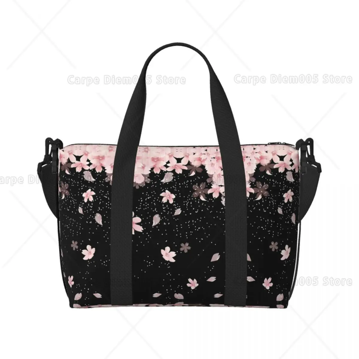 

Sakura Pink Travel Bag Workout Luggage Overnight Bags Large Capacity Waterproof Luggage Bag for Women
