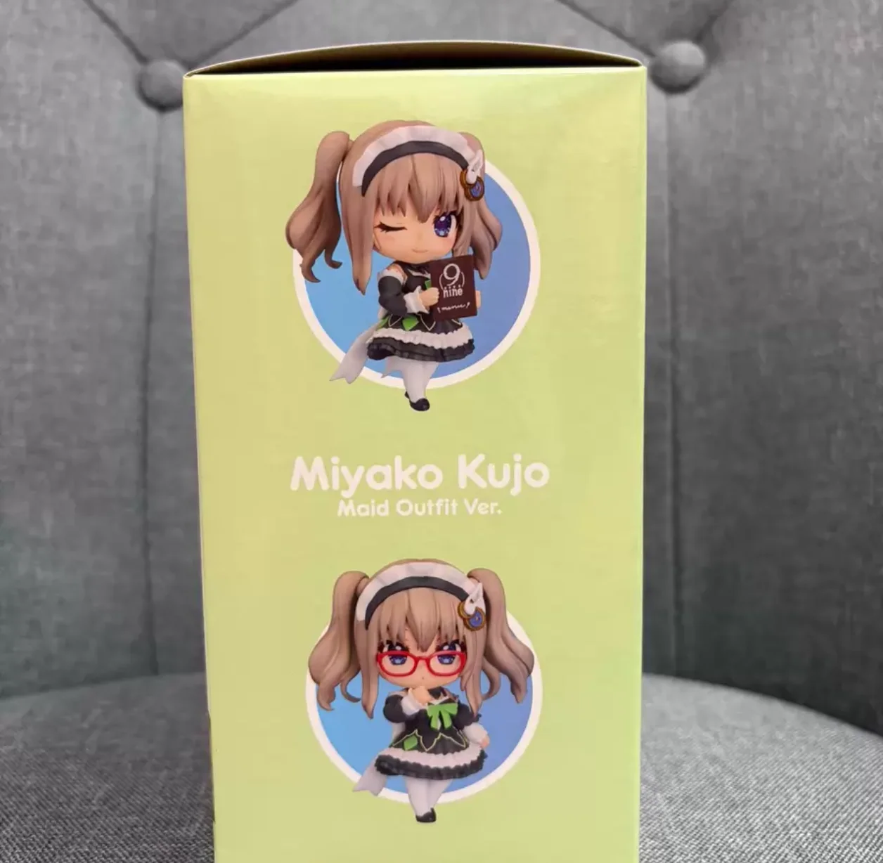 Фигурка GSC Nendoron 2868 9-nine- Ruler's Crown Kujyou Miyako в костюме горничной, аниме-фигурка, игрушка