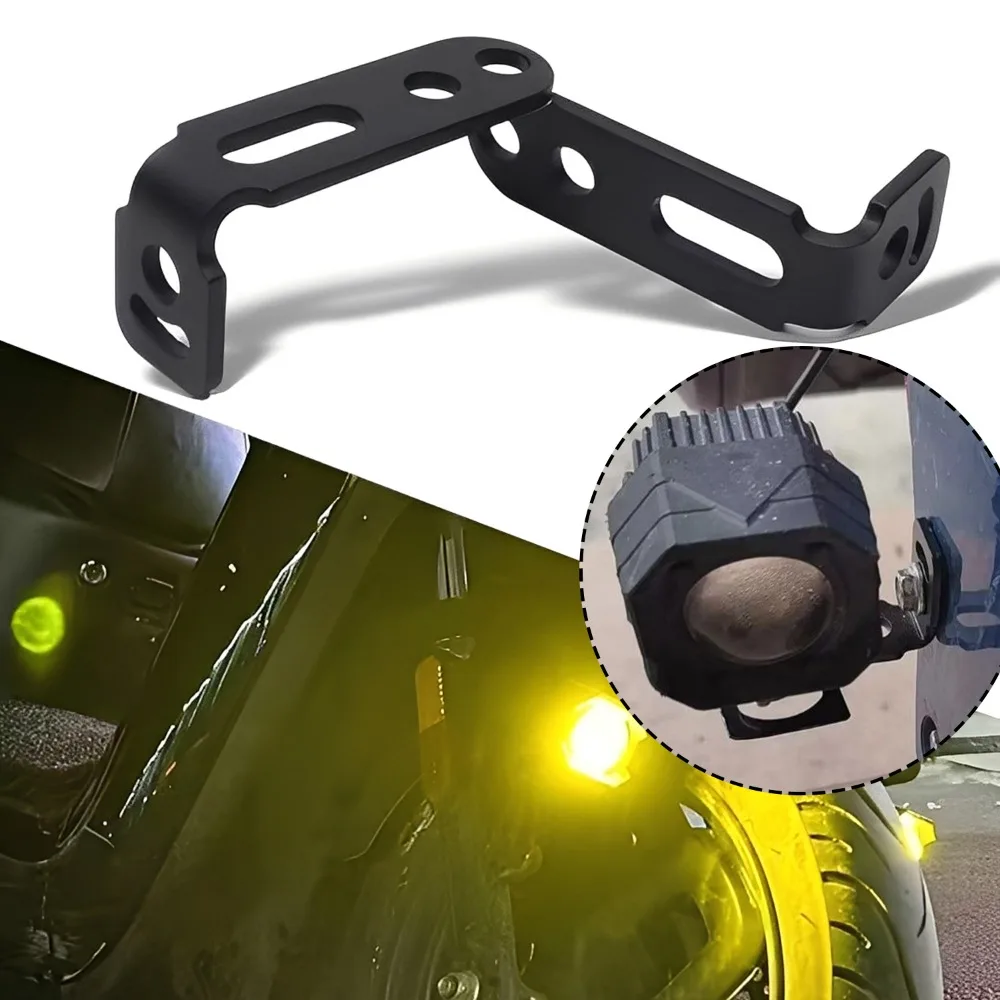 Motorcycle Headlight Mount Bracket Adjustable LED Spot Light Clamp Holder Stable Support for Electric Scooter Motorbike Fog Lamp image 5