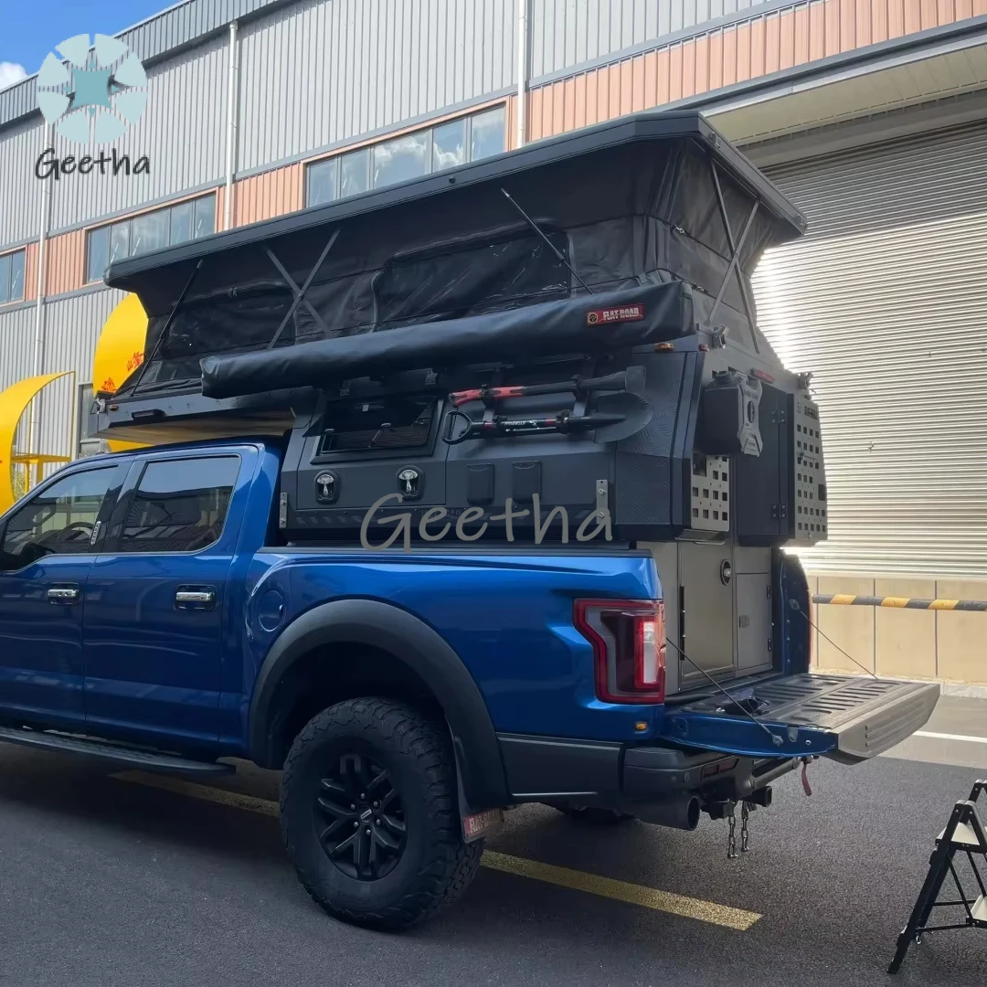 

for Fiberglass Soft Top RV Camper Trailer Shell Aluminum Mobile Home for Pickup Trucks 4x4 Off-Road Camping Motorhomes