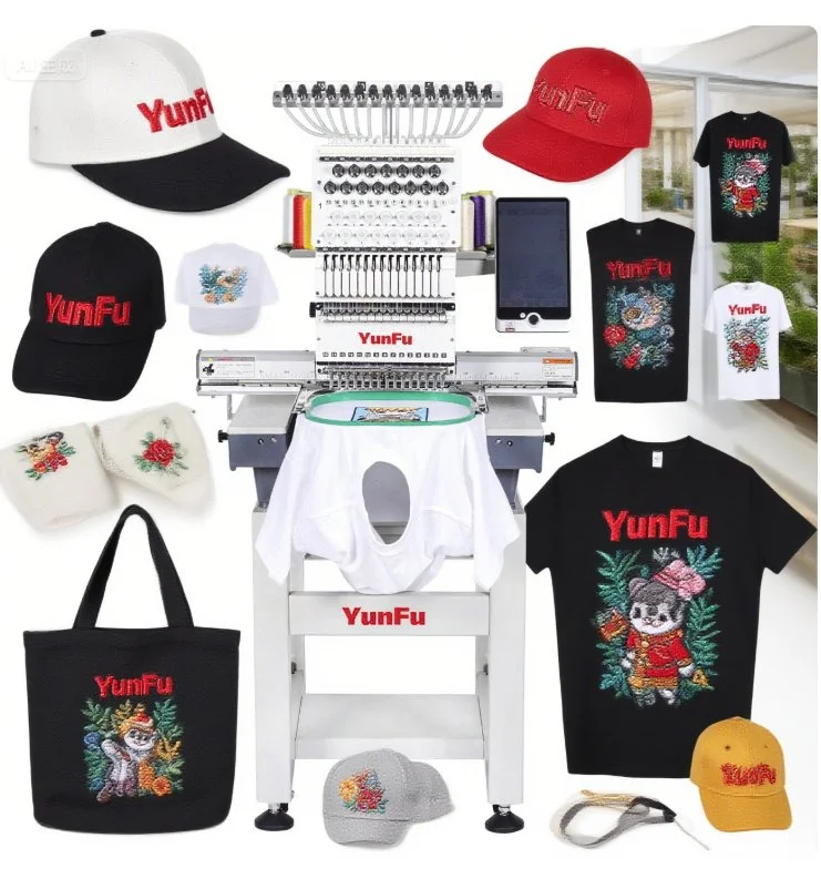 Fast Shipping Embroidery Machine Computerized Embroidery Machine Cap Single Head Embroidery Machine