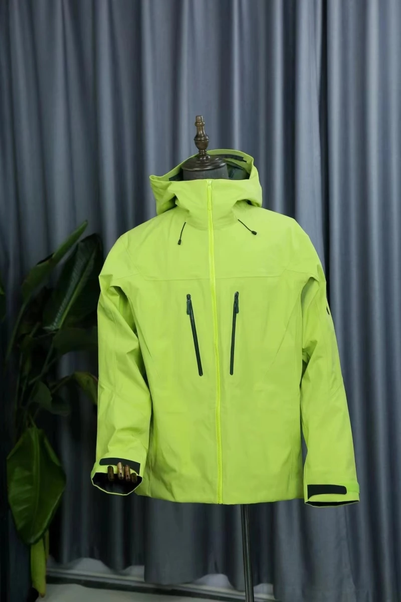 ARC SV Borduurwerk Vogel Logo Drie Lagen Heren Dames Campingjas Outdoor Waterdichte Windjack Wandel Ski Jassen Unisex