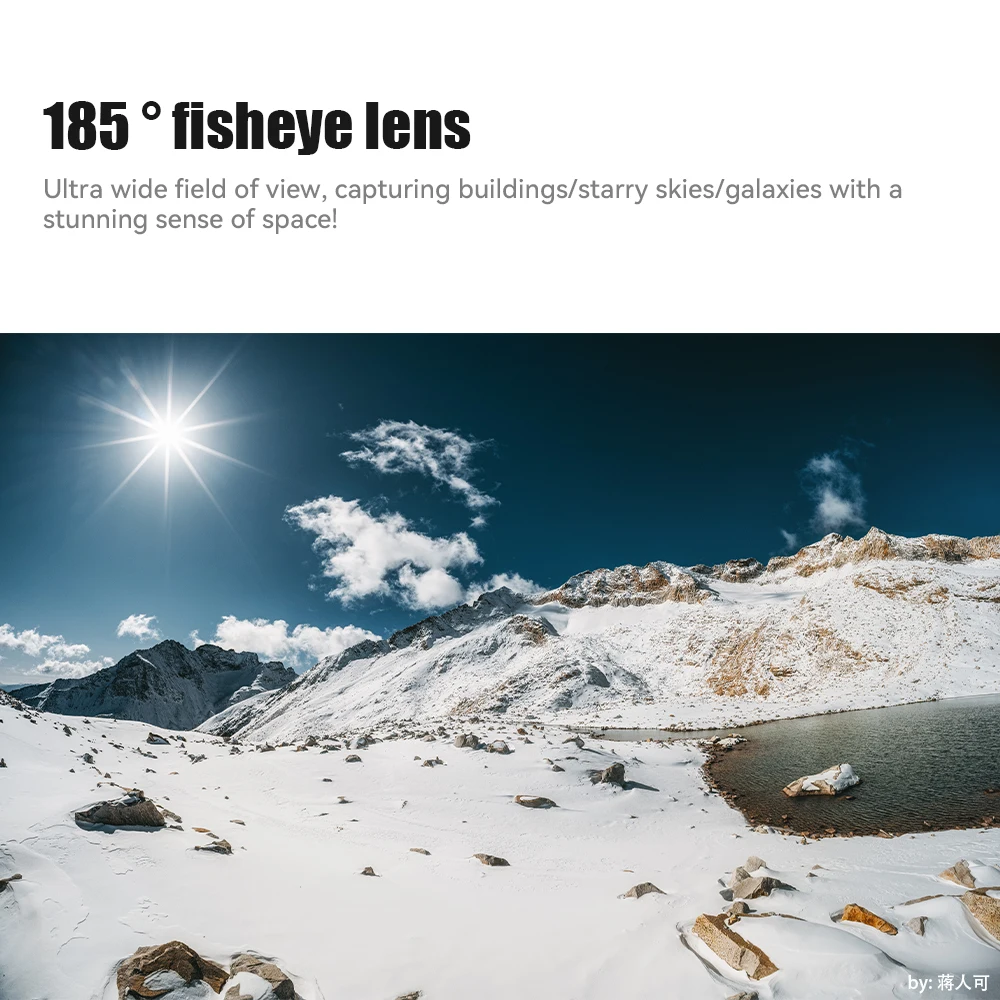 7artisans 10mm F2.8 II Full Frame Fisheye Obiettivo primario con messa a fuoco manuale per Sony E A7S A7R A7RII A7S Nikon Z Z7II/Z6II/Z5/Z6/Z7/Z9 Leica TL TL2 Panasonic LUMIX S1, S1R, S1H/ Sigma FP Canon EOS R3 EOS R5/