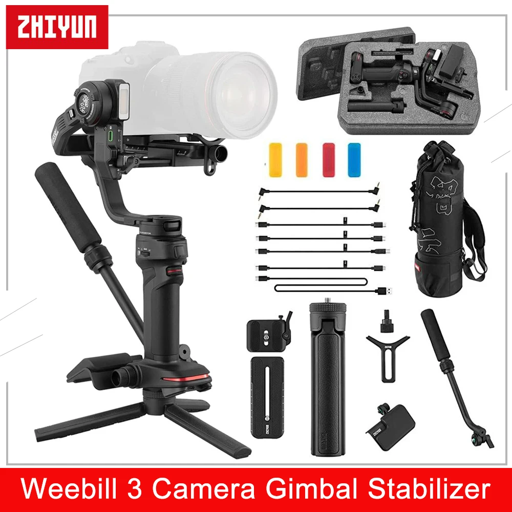 Zhiyun Weebill 3 Camera Gimbal Staibilzer Image Transmission 3-Axis  Handheld Stabilizer for DSLR Mirrorless Cameras Video Vlog