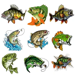 V1614# For Fishing Fish Car Stickers Motorcycle Decal Laptop Vinyl Car Wrap Anime Surfboard Decals Decor Car Accessories