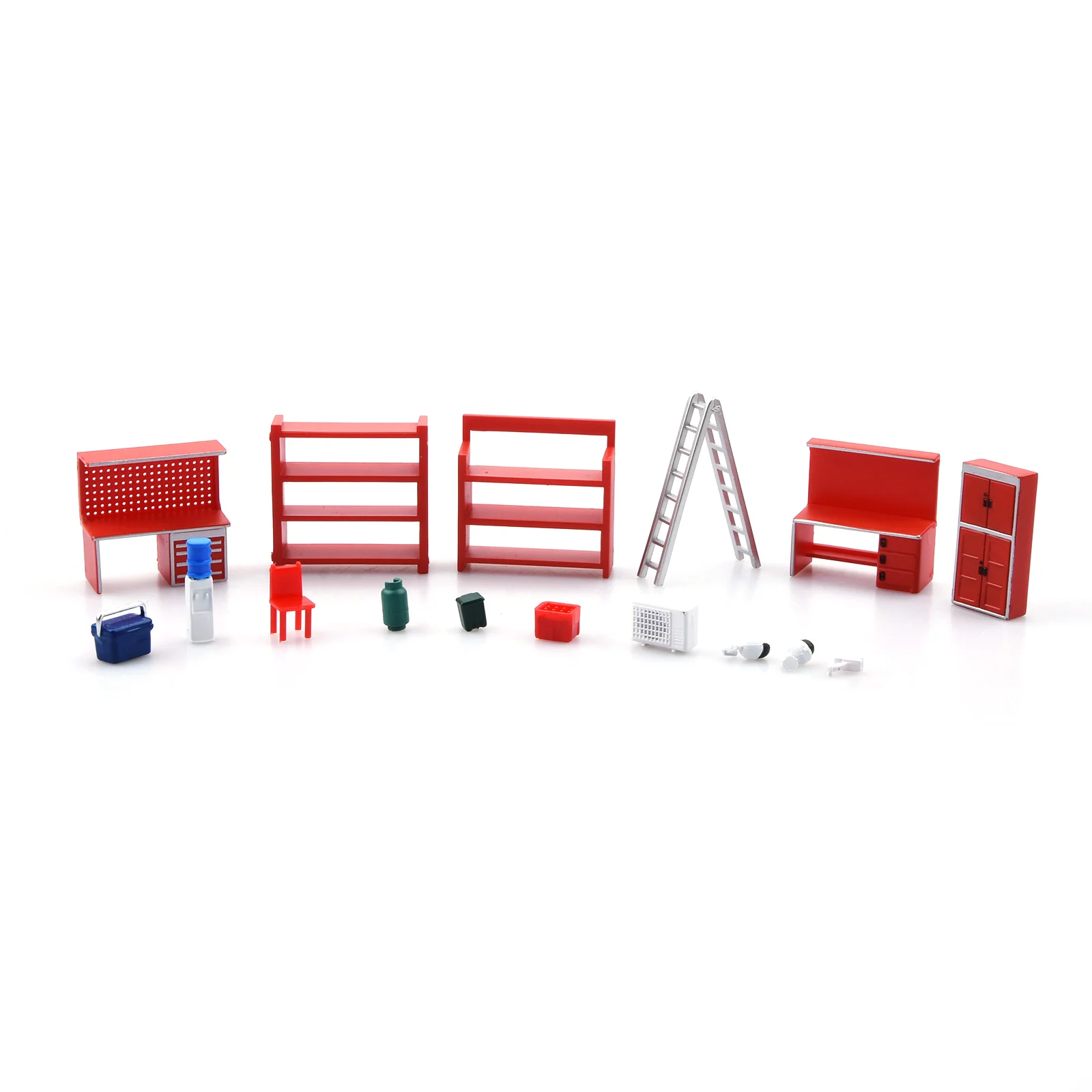1 ensemble d'outils de meubles de Garage à l'échelle 1/64, Kit de Dioramas de scène modèle 1/64 pour Parking de Garage
