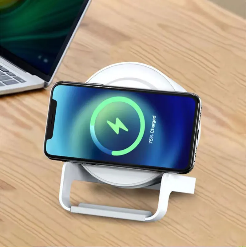 Home15W Multi functional Wireless Charging Bluetooth Speaker Night Light Phone Stand Sound Atmosphere Light Small Night Light