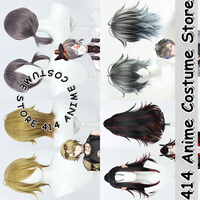 Game & Anime Mysta Rias / Ike Eveland Cosplay Wig Nijisanji EN VTuber Heat-Resistant Fiber Synthetic Hair