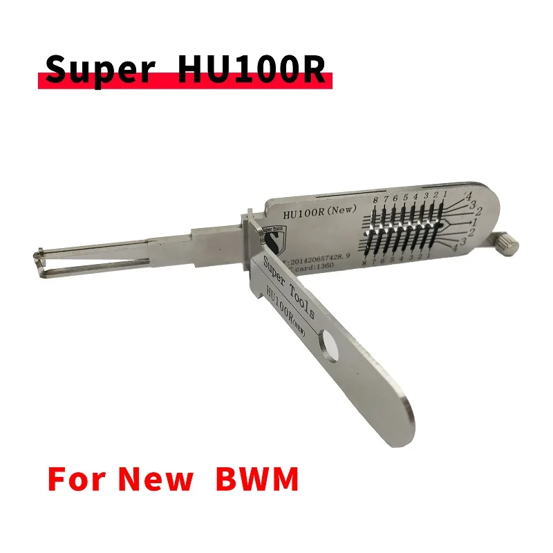 New Stely HU100R Lishi 2in1 Decoder Super Tools For New BWM Lock Pick Tool