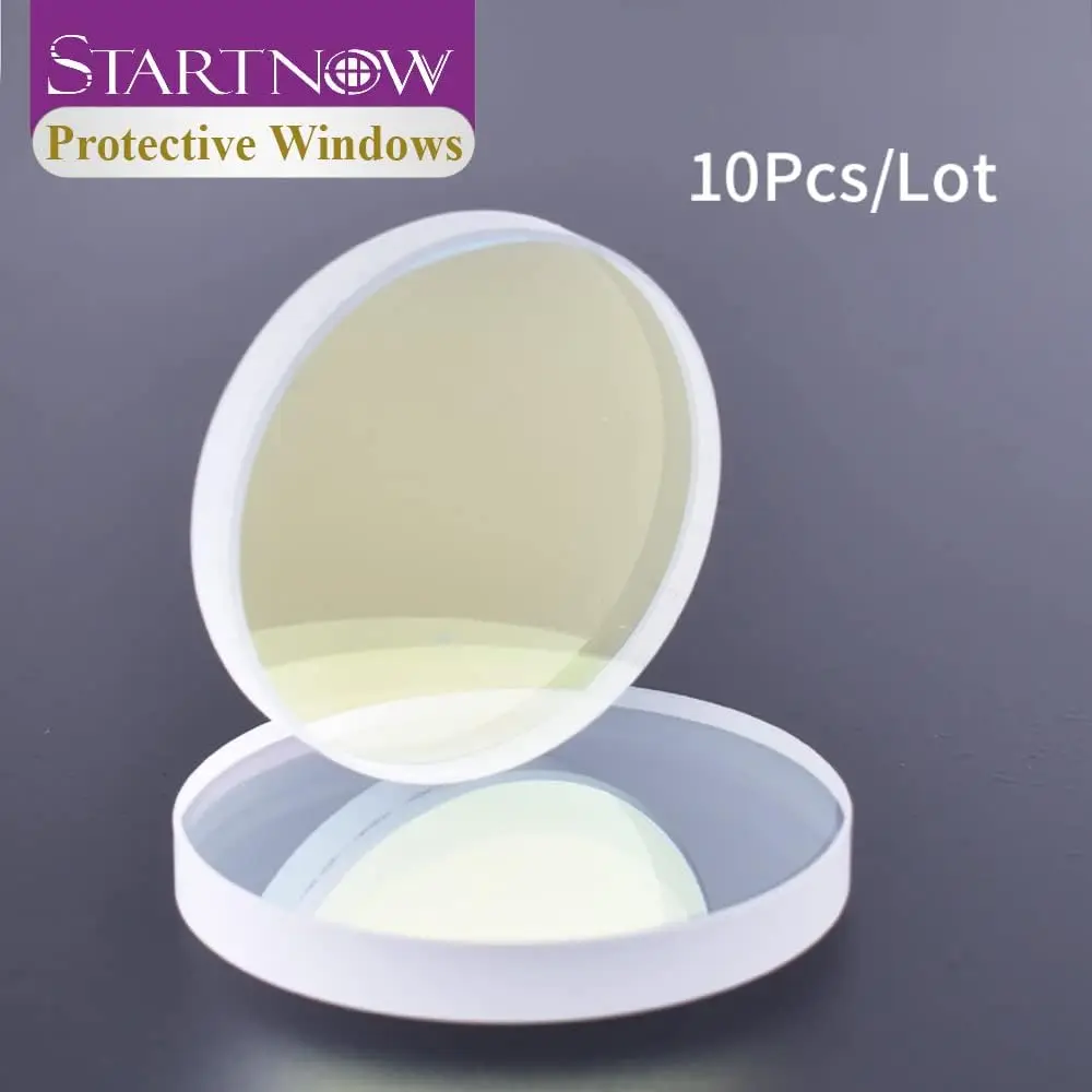 Startnow-Lentille de protection pour soudage laser à fibre, 10 pièces/lot, diamètre 20mm, épaisseur 2mm, 20x2(10 pièces)