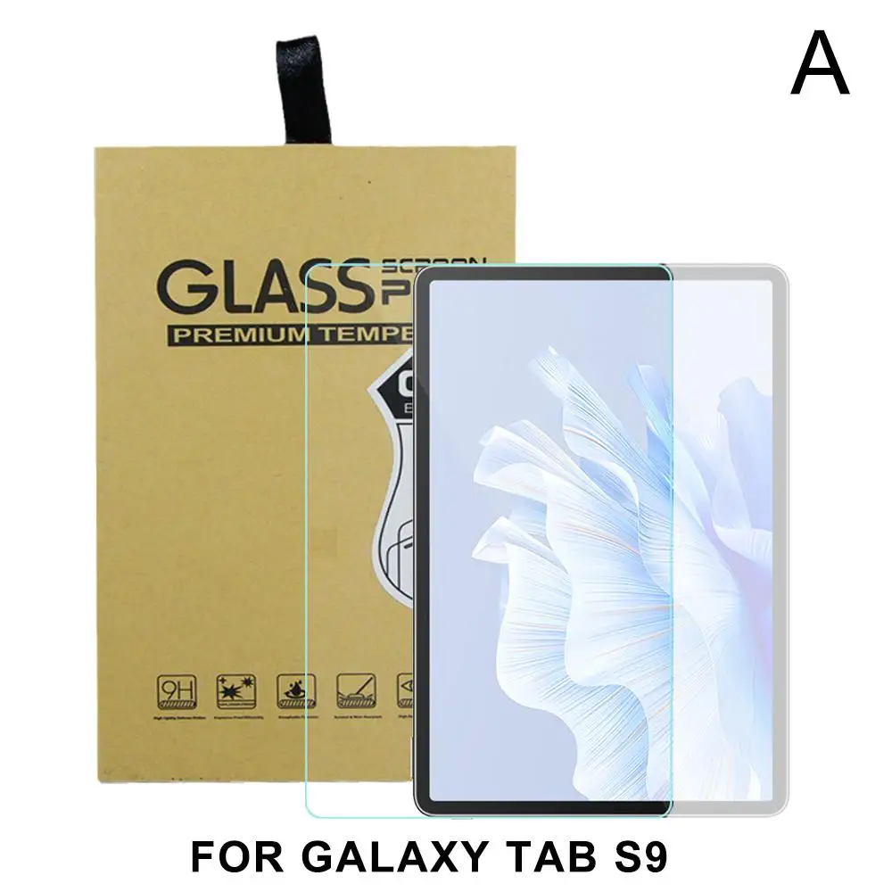 Protector de pantalla de vidrio templado transparente para tableta, película de cubierta completa para Samsung Galaxy Tab S9 Plus Ultra S9 + S9 FE S9fe 12,4 14,6 11