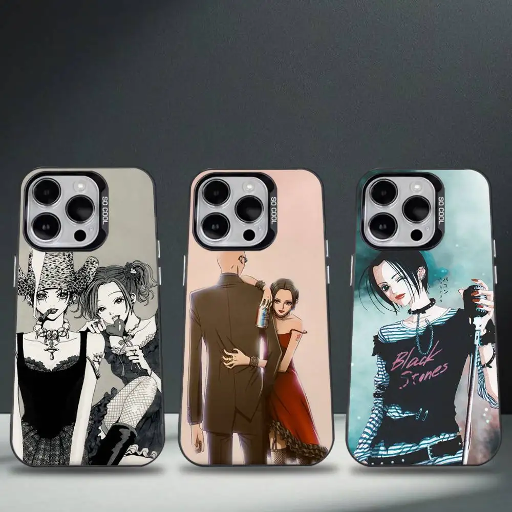

Anime N-NaNa O-Osaki Phone Case For iPhone 17,16,15,14,13,12,11,Pro,Max,Plus,E,Air,Mini Black Tpu Cover