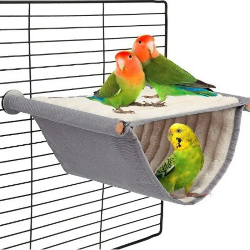 Multi - colored Detachable and Washable Hanging Cradles for Parrot and Pet Hamster on Windowsill for Warmth