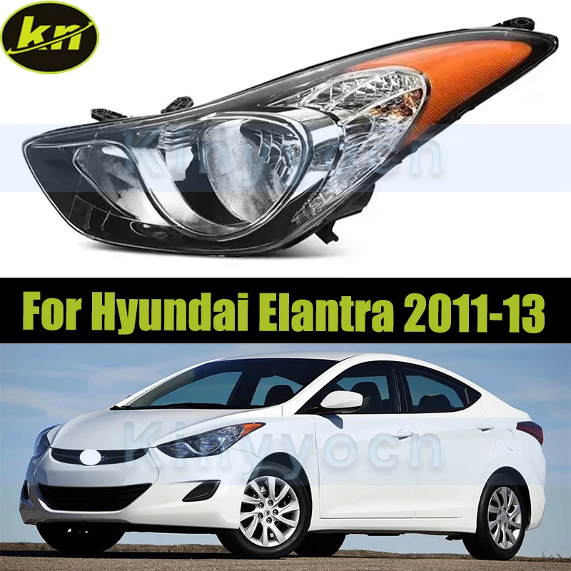 

Car Front Bumper Headlight Headlamp For Hyundai Elantra 2011-2013 Head Light Head Lamp