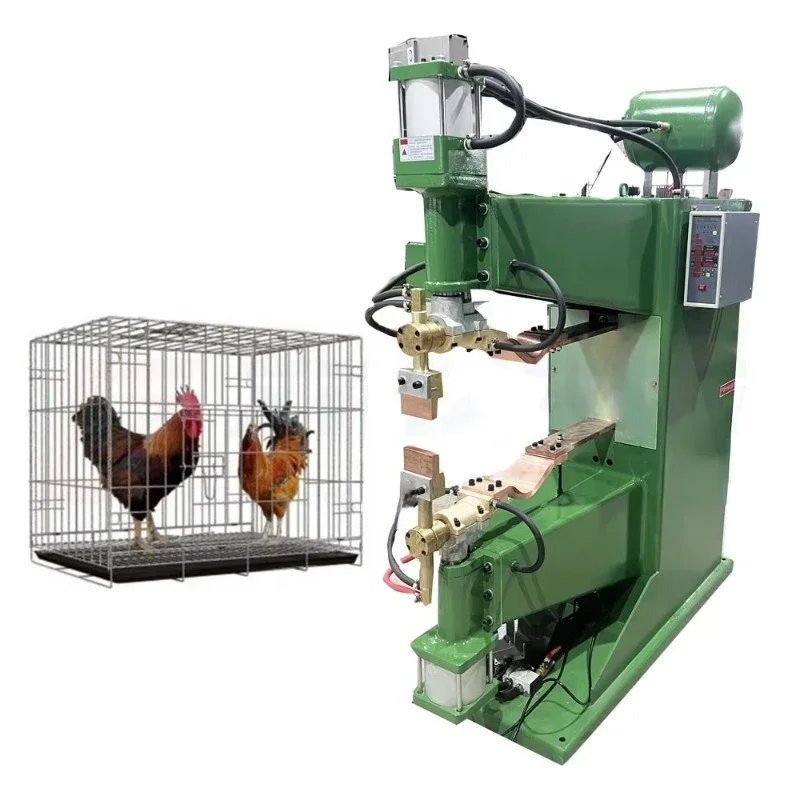 1-2-3 mm Small Automatic Wire Mesh Welding Machine for Birdcage Stainless Steel Wire Mesh Spot Welding Machine