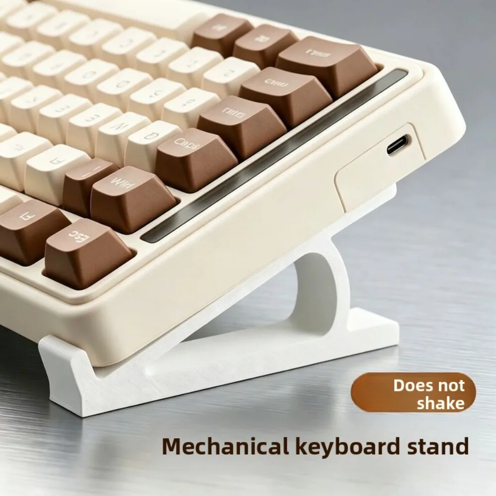 Multi functional keyboard stand, laptop, stable desktop adjustable height stand, used for mechanical office settings
