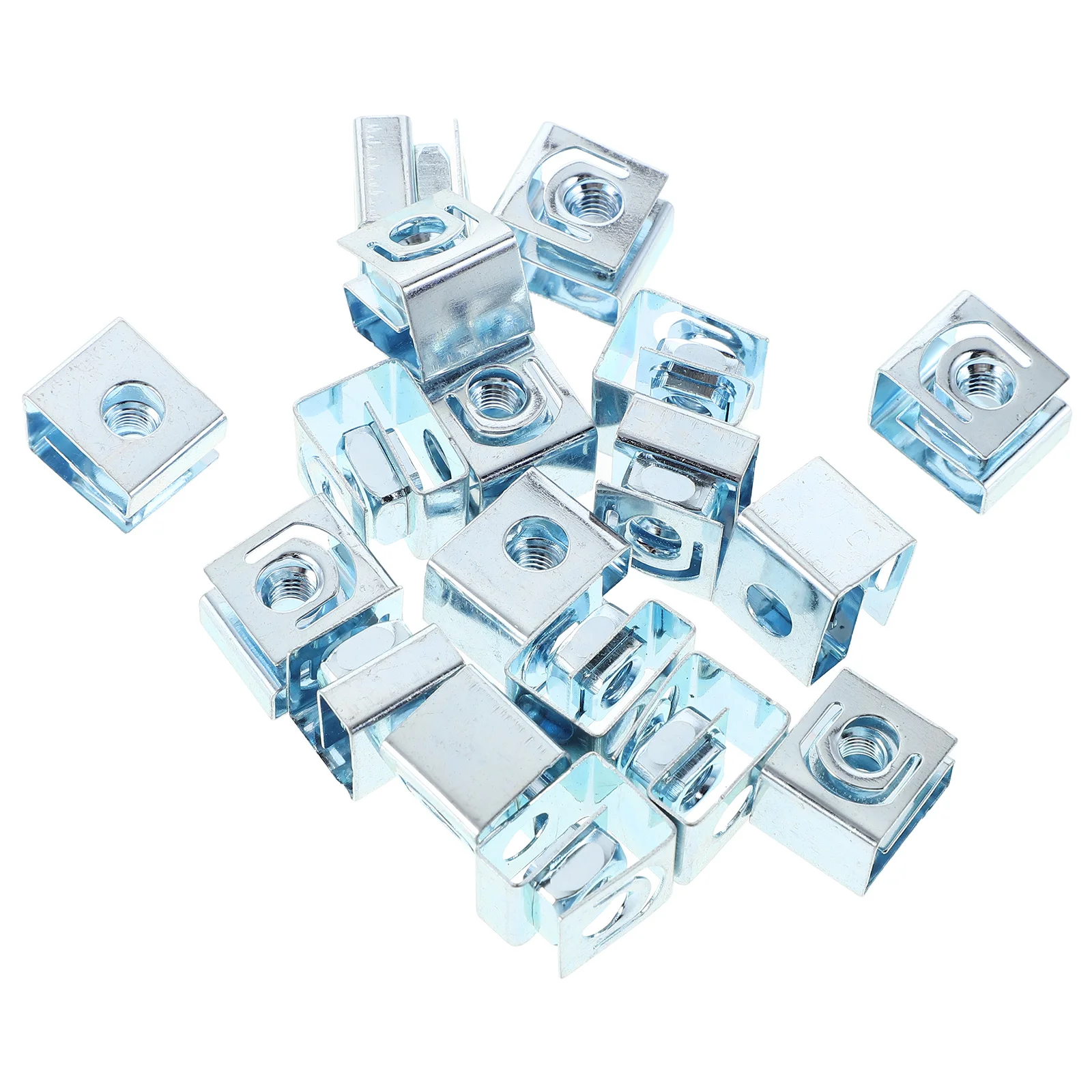 25 шт., углеродистая сталь U-образная стопорная гайка, высокопрочная M5x08, изогнутые крепежные детали, замена автомобильного зажима