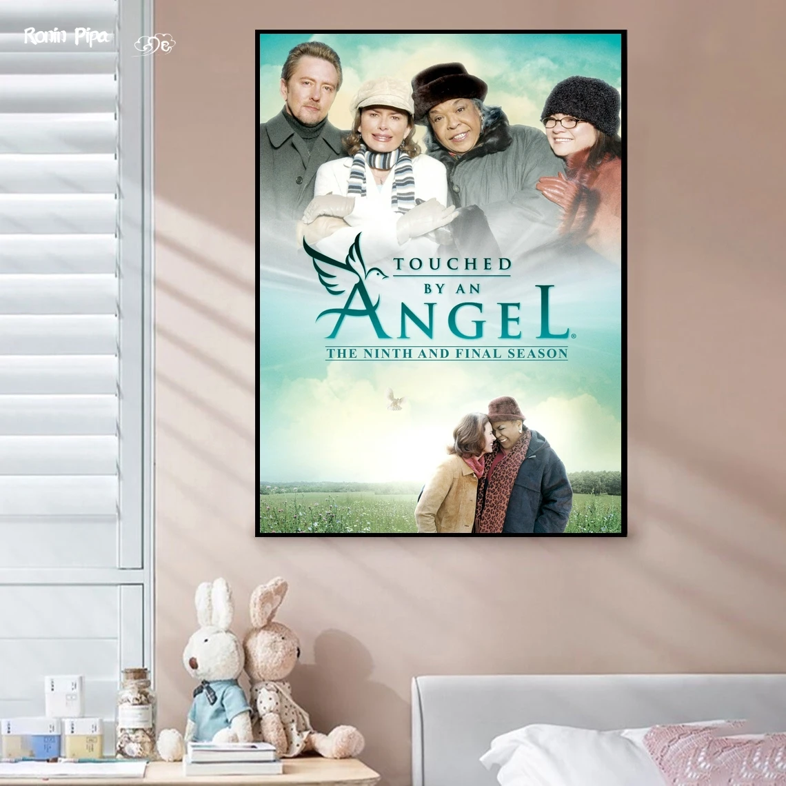 Touched By An Angel Classic Movie Poster Art Print Canvas Painting Wall Pictures Living Room Home Decor (No Frame)