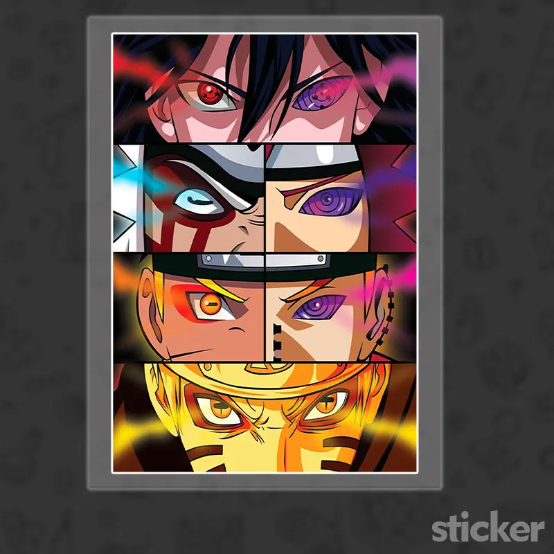 アニメコレクションナルトワンピース東京ゴースト UV 車のステッカー漫画反射ステッカー DIY 装飾防水ステッカー 1