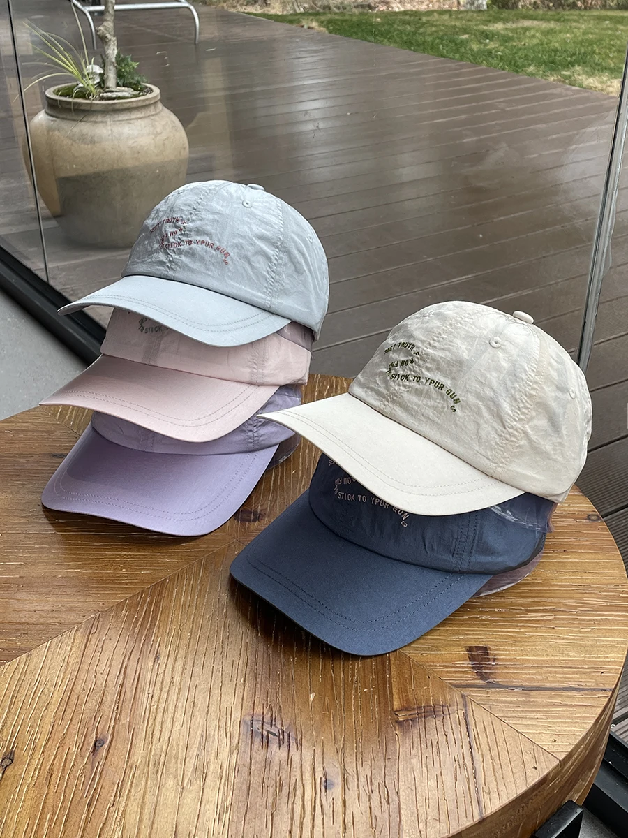 الربيع والصيف في الهواء الطلق التجفيف السريع لينة أعلى قبعة بيسبول الإناث تسلق الجبال واقية من الشمس التظليل زوجين قبعة الذكور