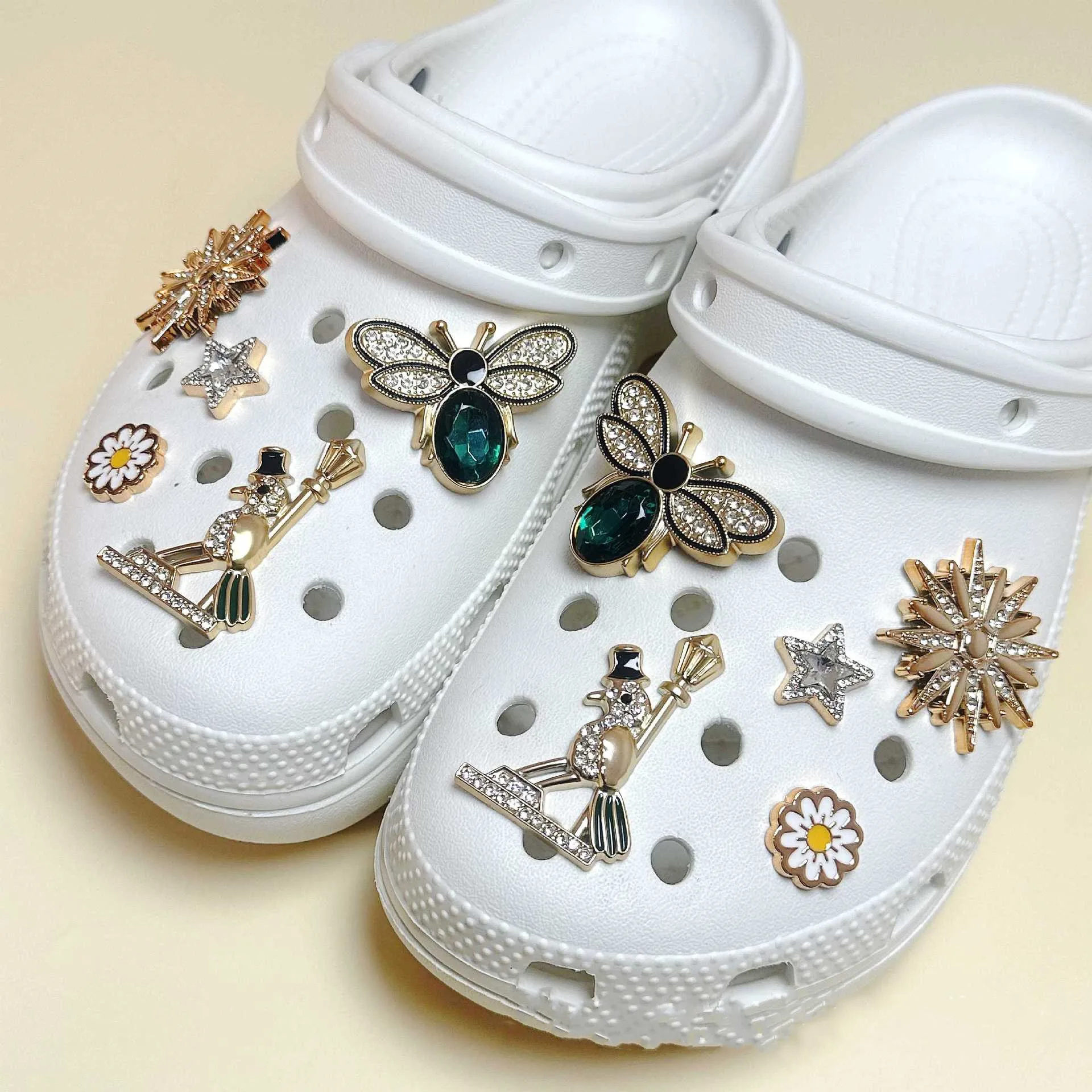 

Модные подвески для обуви с рисунком пчелы, аксессуары, пряжка для обуви, милая обувь с имитацией птицы, 3D обувь с цветами, украшения для обуви «сделай сам»