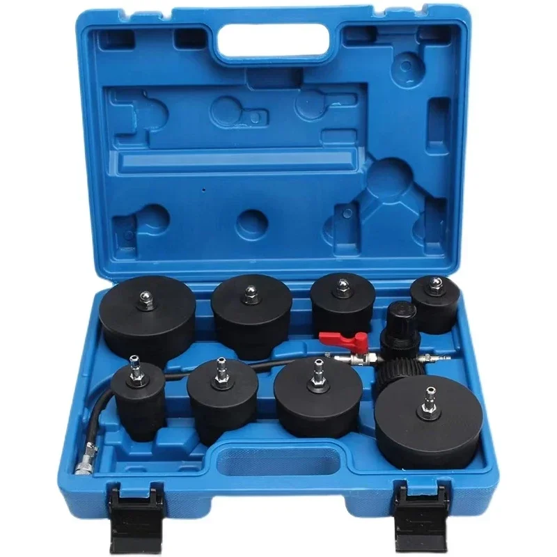 9 Piece Turbo System Leakage Tester Tool Set Turbocharger Turbo Boost Leak Tester 1-3/8\