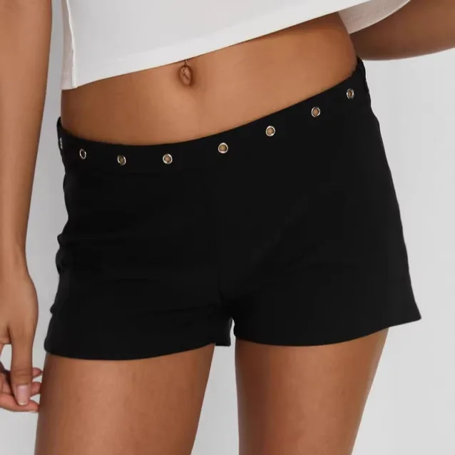 2026 fashion European and American new hole hole personality street spice shorts