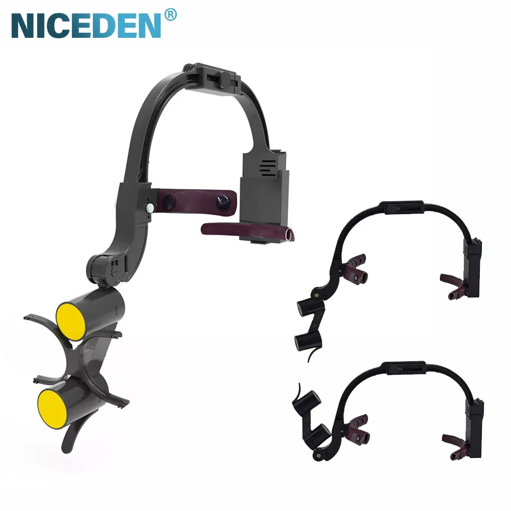 New Arrival 2.5X 3.5X Den tal Surgical Loupes with LED  Headlamp Headlight Magnifier Glasses Customized Wide Field Of View