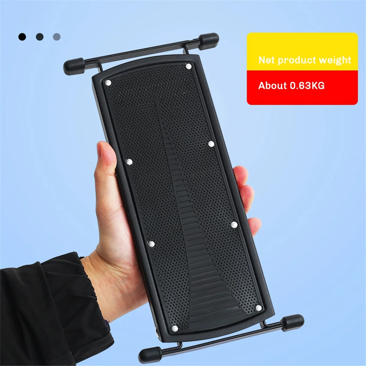 

Guitar Footrest Pedal Metal Non-Slip Rubber Pad Adjustable Folding 6-Position Height Footboard for Guitar Accessories