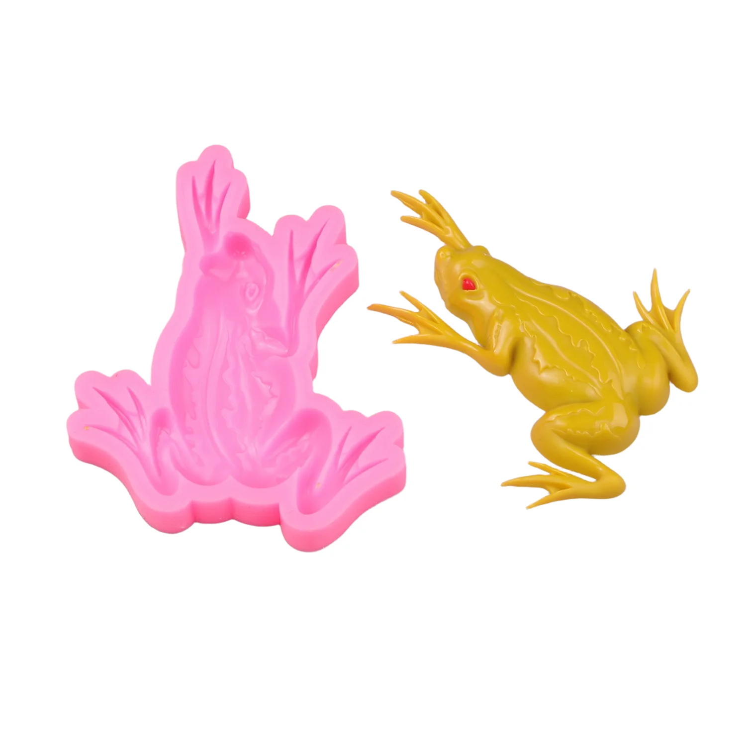 Mermaid Frog Fish Silicone Mold Fairy Tale Aquatic Epoxy Resin Casting Mold for DIY Pendant Earring Keychain Jewelry