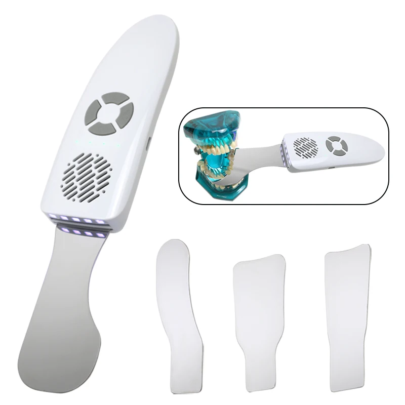 

GREATLH Dental Anti-fog Mirrors with Light Defog Mirrors Enhanced Plaque Detection Light Ergonomic Handle Design Dental Tool