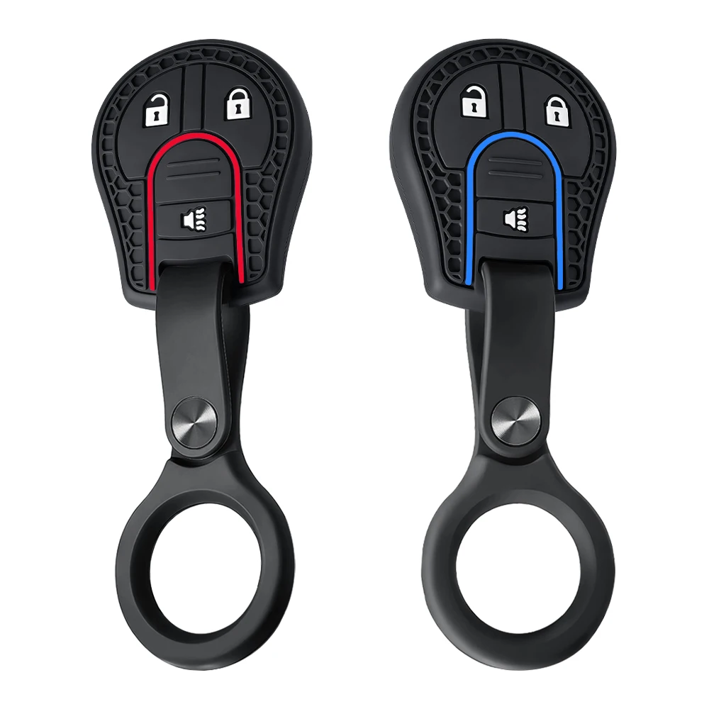 Silicone Car Key Case Cover Shell Fob For Nissan Rogue Maxima Terrano Cube Pathfinder Altima Sentra Juke Micra Qashqai March