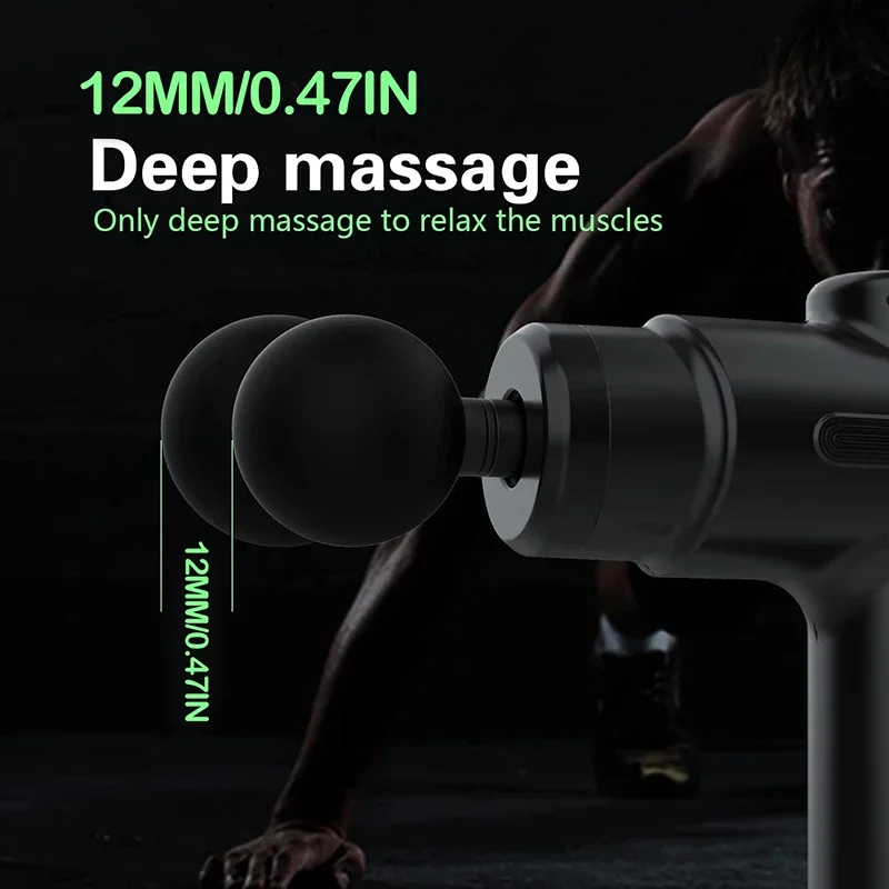 Fascia Gun Portable Muscle Massage Gun Deep Muscle Tissue Percussion Massager For Athletes, Holding Body Back Muscle Massage