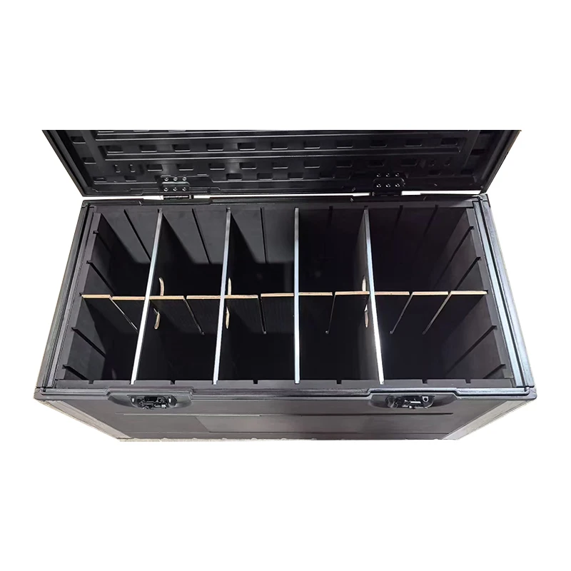 Customized New HDPE Cable Box, Music Rack Box, LED Screen Box, with Removable Partition Board and Double-layer Shockproof Lining