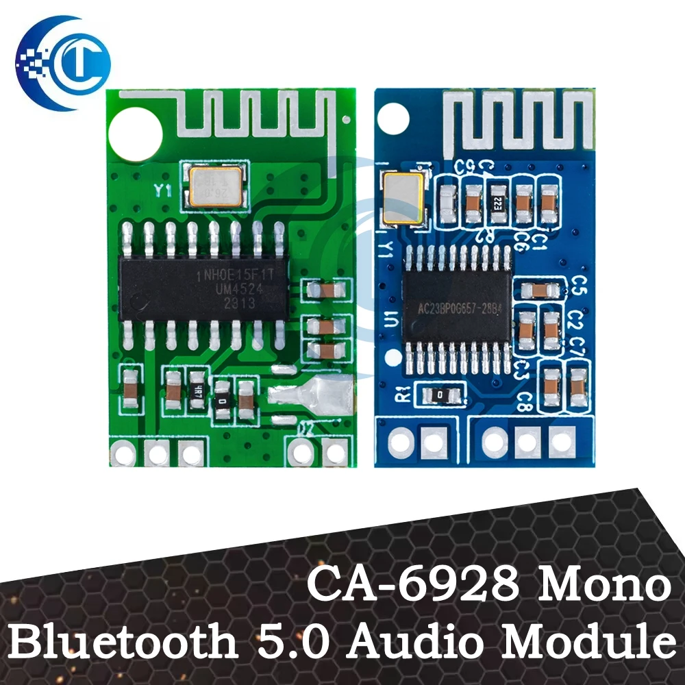 CA-6928 Mono Bluetooth 5.0 Audio Module-3.3-5V- Ideal for Wireless Music Player, Speaker Receiver & Modified Amplifier Board!