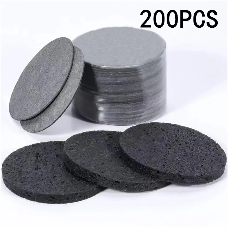 Bulk Pack Black Compress Face Wash Puffs - 5/10/20/200PCS Foaming Cosmetic Cleansing Sponge for Face - Soft Compression Puff