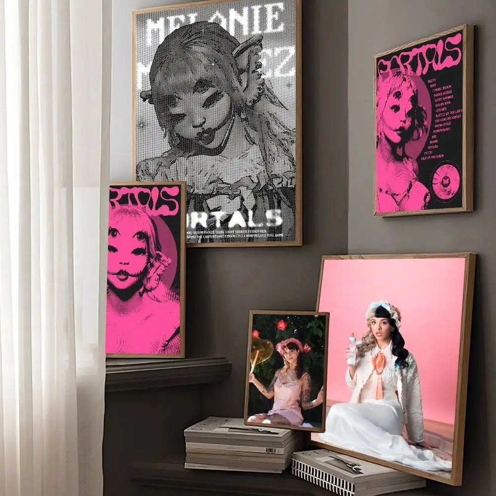 Singer Melanie Martinez DIY Sticky Poster Vintage Room Bar Cafe Decor Home Decor